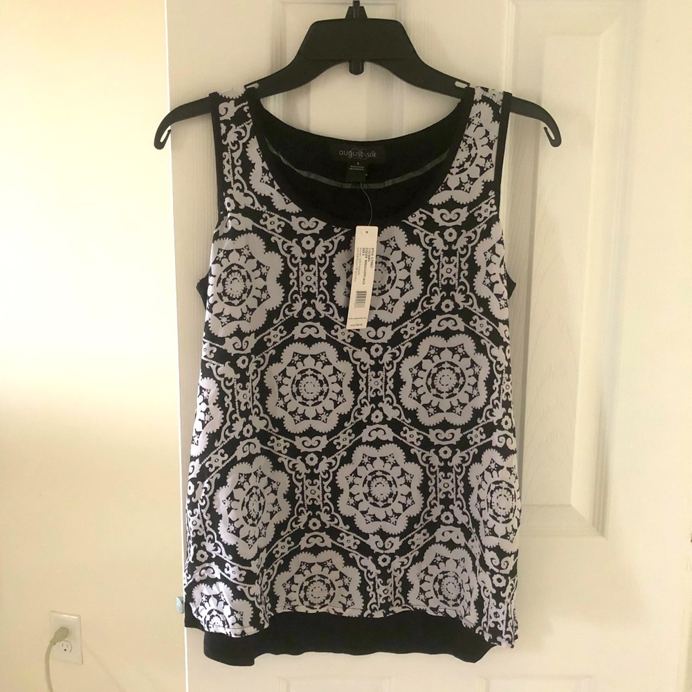 NWT August Silk top
